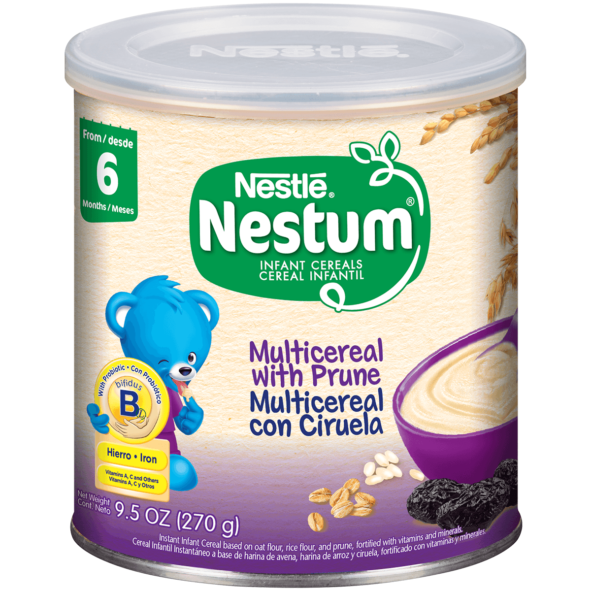 Nestle Nestum Multicereal Oat/Prune 9.5o – Seabra Foods Online