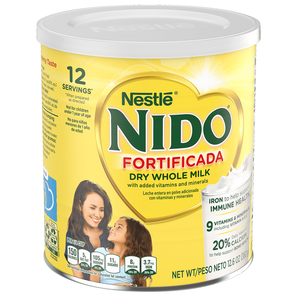 Nestle Nido Powder Milk Fort. 12.69 oz - Seabra Foods Online