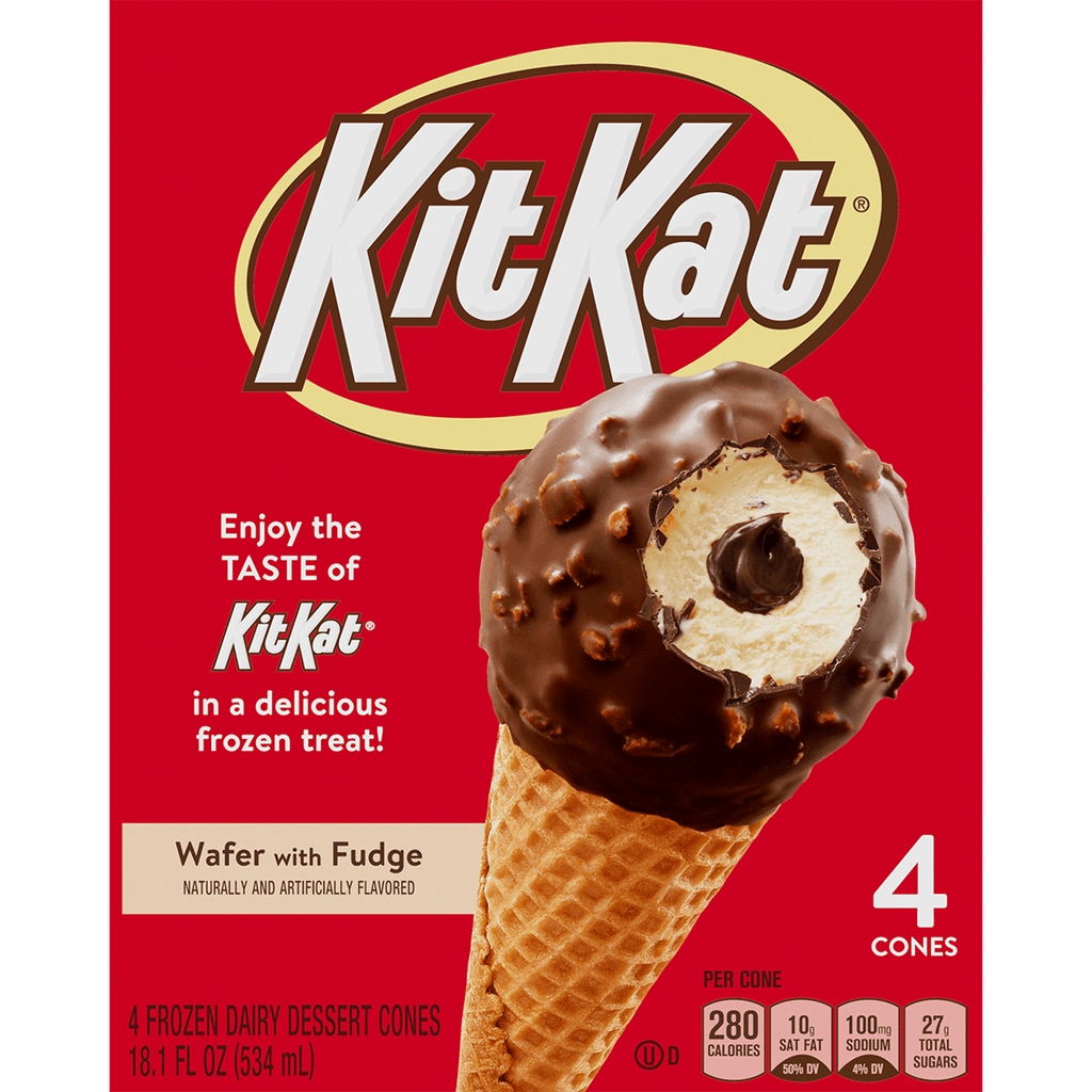 Nestle Novelty Cone Kit Kat 4Pk - Seabra Foods Online