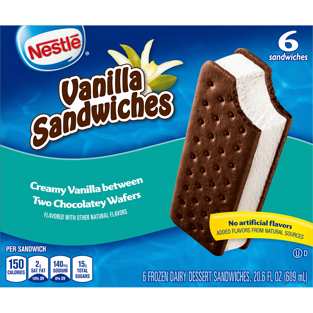 Nestle Vanilla Sandwiches 6pk - Seabra Foods Online