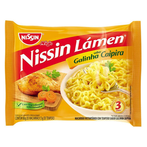 Nissin Macarrao Inst Galinha Caipira 3oz - Seabra Foods Online