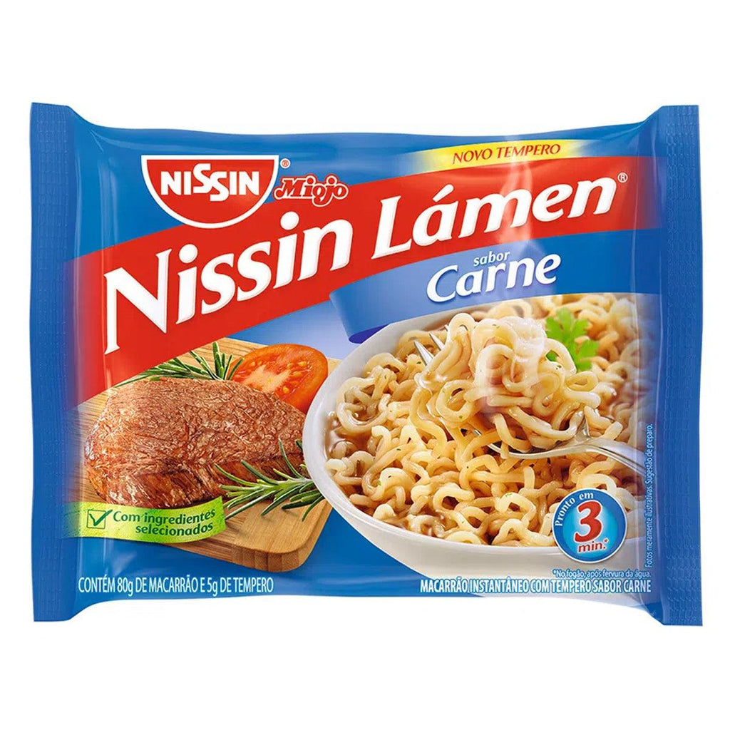 Nissin Macarrao Inst Suave Carne 3oz - Seabra Foods Online