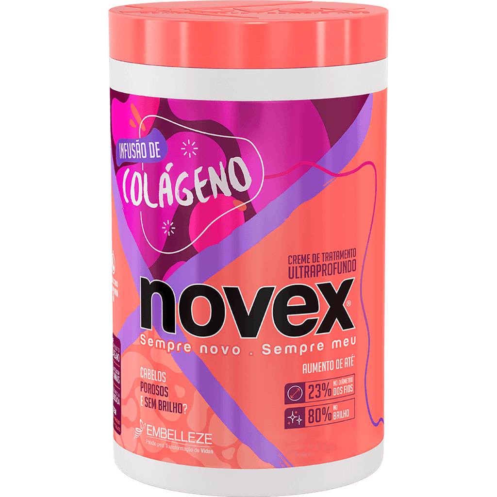 Novex Mascara Infusao Colageno 2.2lb - Seabra Foods Online