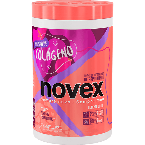 Novex Mascara Infusao Colageno 2.2lb - Seabra Foods Online