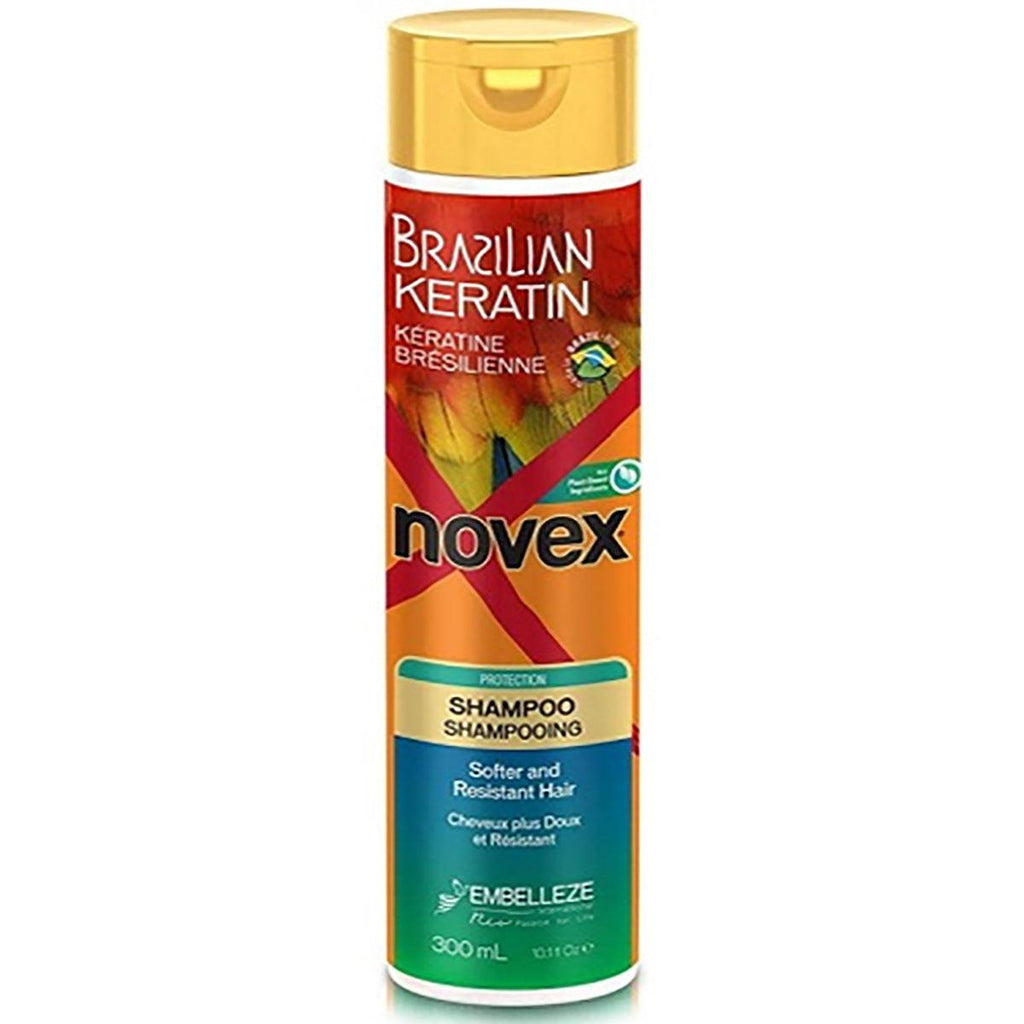 Novex Shampoo Brazilian Keratin 10.14fz - Seabra Foods Online