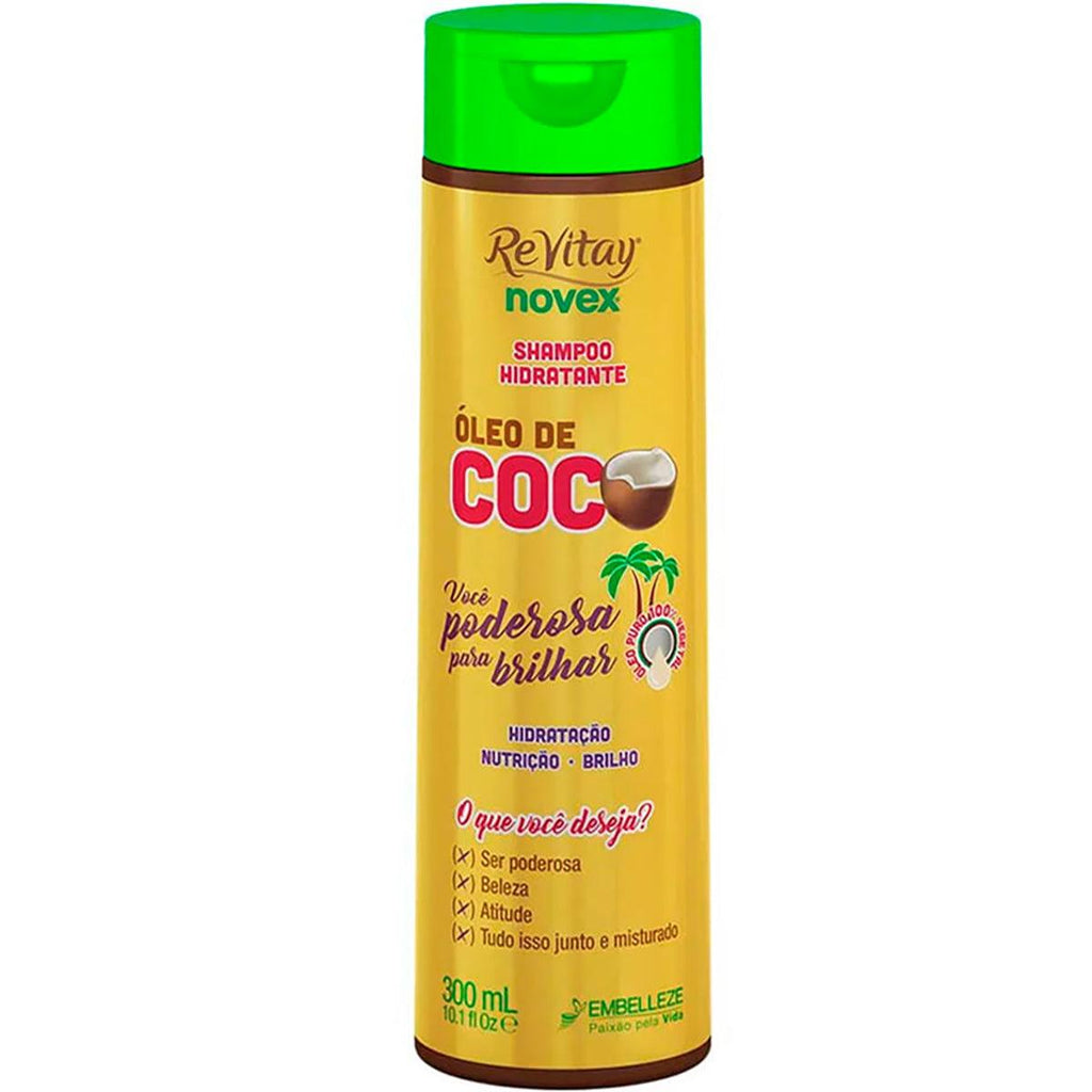 Novex Shampoo Oleo de Coco 10.14floz - Seabra Foods Online