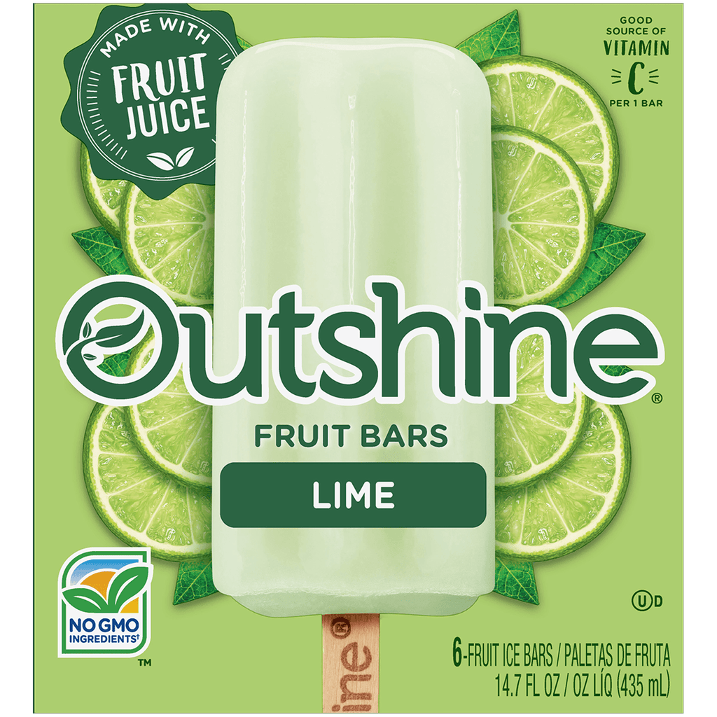 Nstl Outshine Lime IC Bars 6PK - Seabra Foods Online