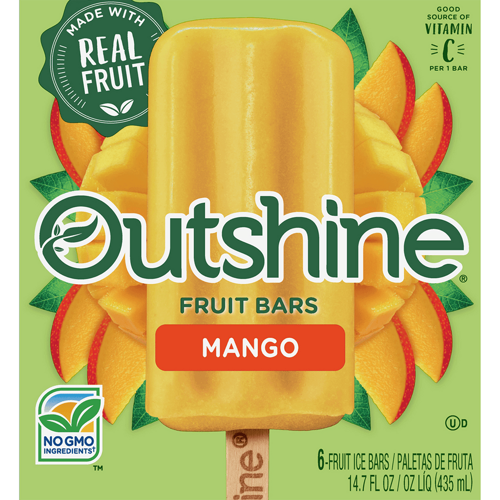 Nstl Outshine Mango IC Bars 6PK - Seabra Foods Online