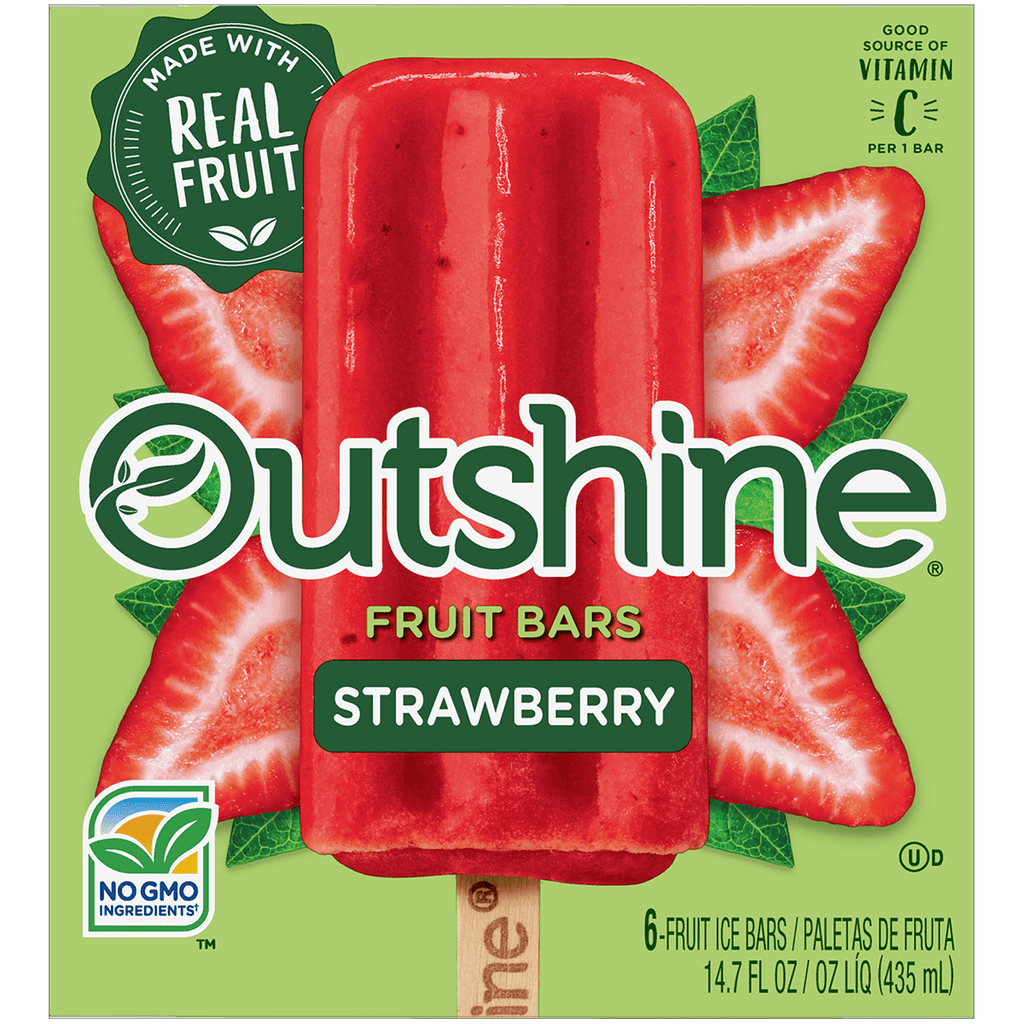 Nstl Outshine Strawberry Bar 6PK - Seabra Foods Online