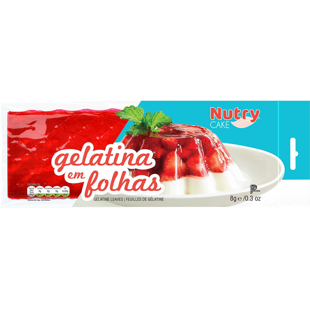 Nutry Folha Gelatina Vermelha .28oz - Seabra Foods Online
