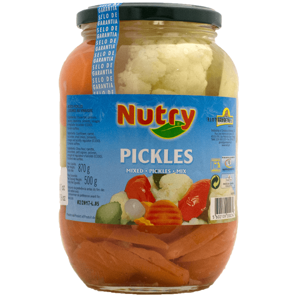 Nutry Pickles Jardineira 24.7oz - Seabra Foods Online