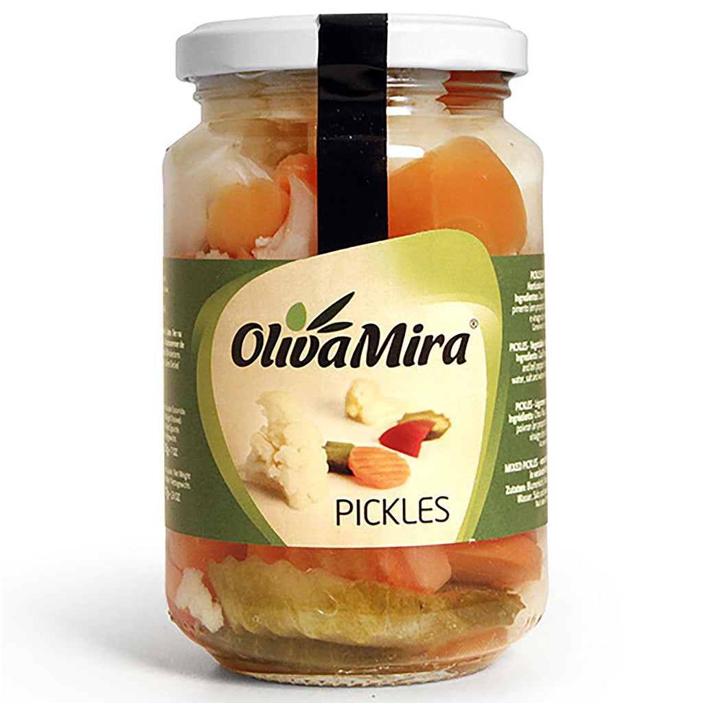 Olivamira Pickles em Vinagre 12.7oz - Seabra Foods Online