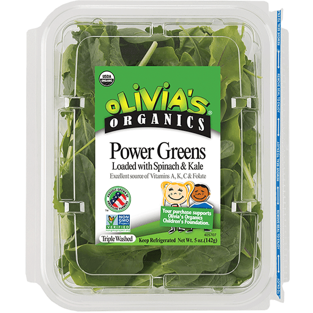 Olivias Organic Power Greens 5oz - Seabra Foods Online