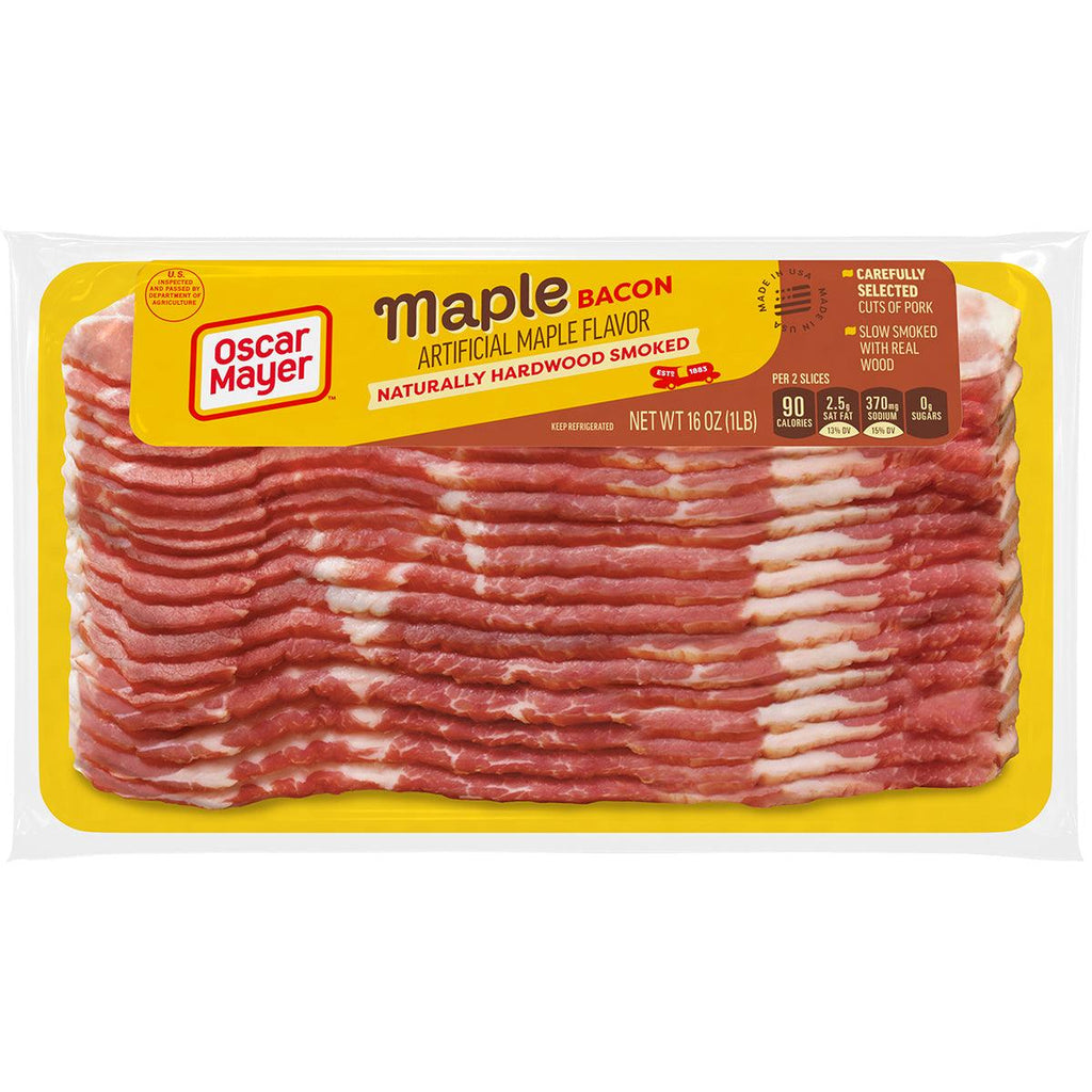 Oscar Mayer Maple Bacon 16oz - Seabra Foods Online