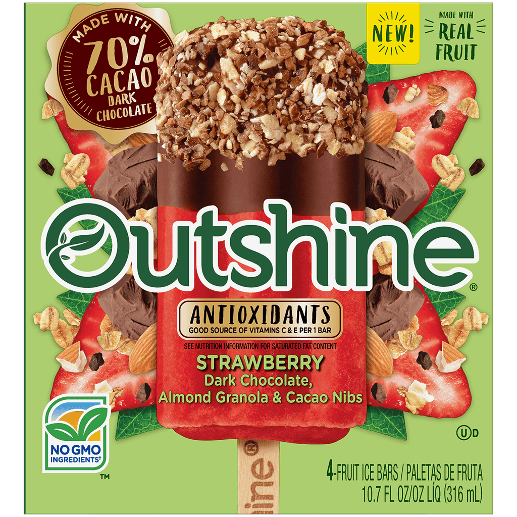 Outshine Straw w/Chocolate 4Pk - Seabra Foods Online