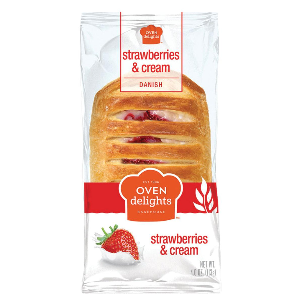 Oven Delights Strawberry&Cream Danish - Seabra Foods Online