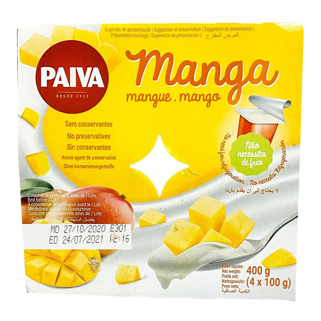 Paiva Sobremesa Lactea Manga 4pk - Seabra Foods Online