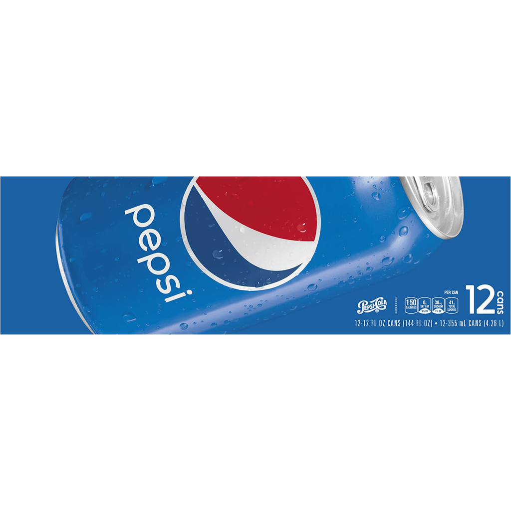 Pepsi Cola Reg.Soda Cans 12PK - Seabra Foods Online