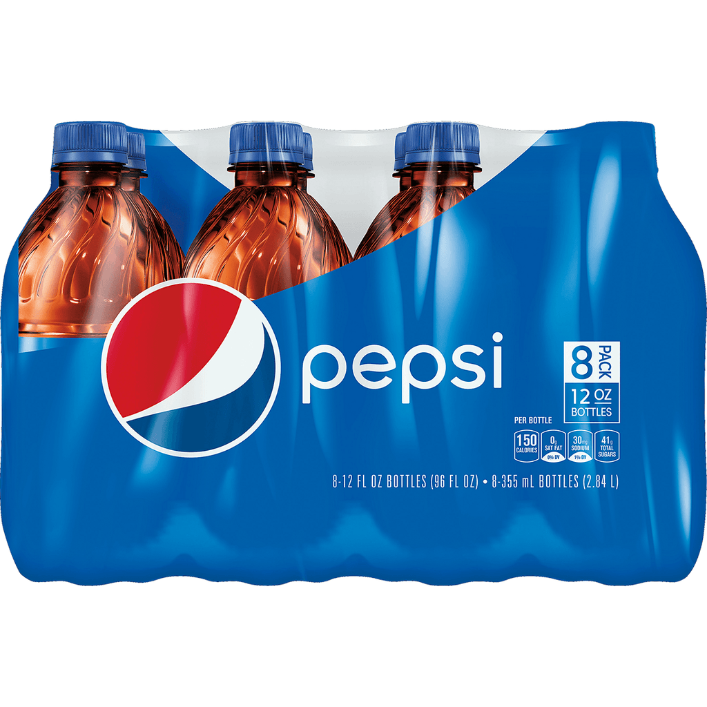 Pepsi Cola Soda Bottles 8Pk - Seabra Foods Online