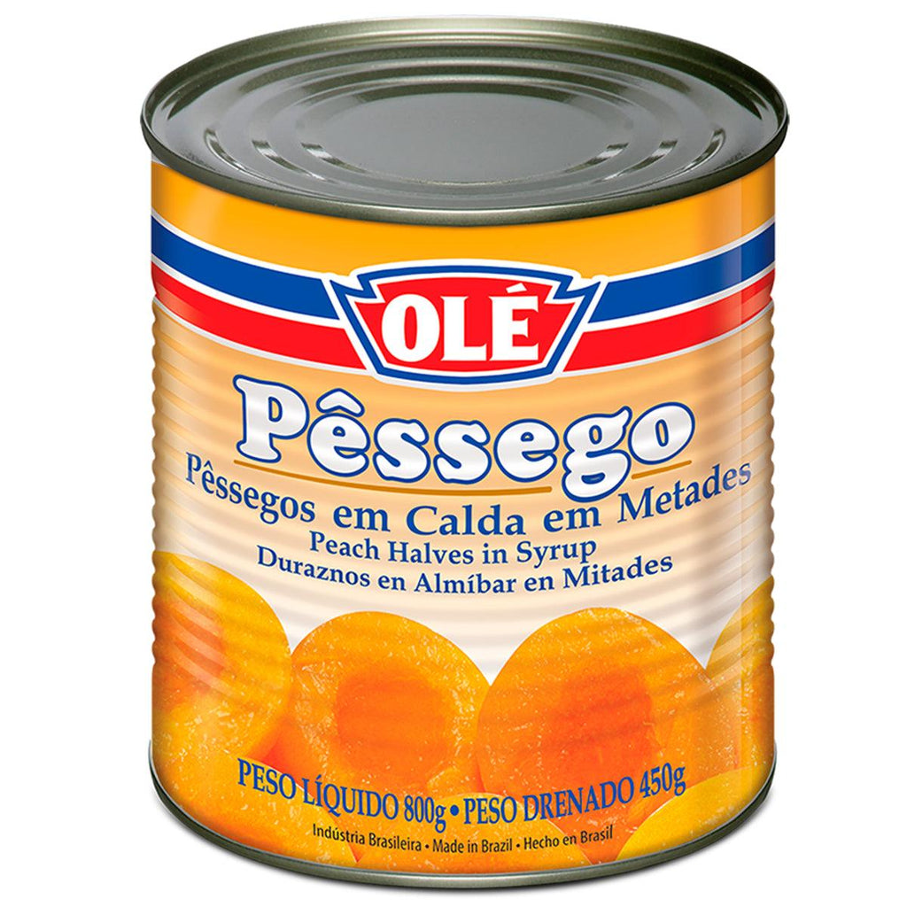 Pessegos em Caldas Ole 450g - Seabra Foods Online