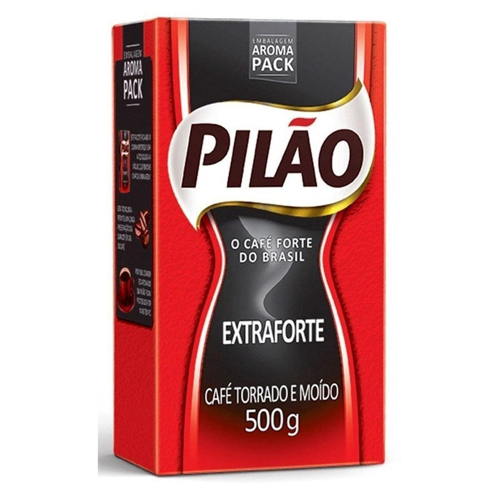 Pilao Extra Forte Cafe Moido 17.6 oz - Seabra Foods Online