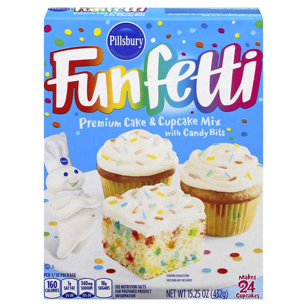 Pillsbury Funfetti Cake Mix 15.25z - Seabra Foods Online