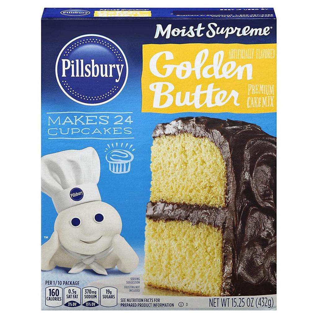 Pillsbury Golden Butter Cake Mix 15.25z - Seabra Foods Online
