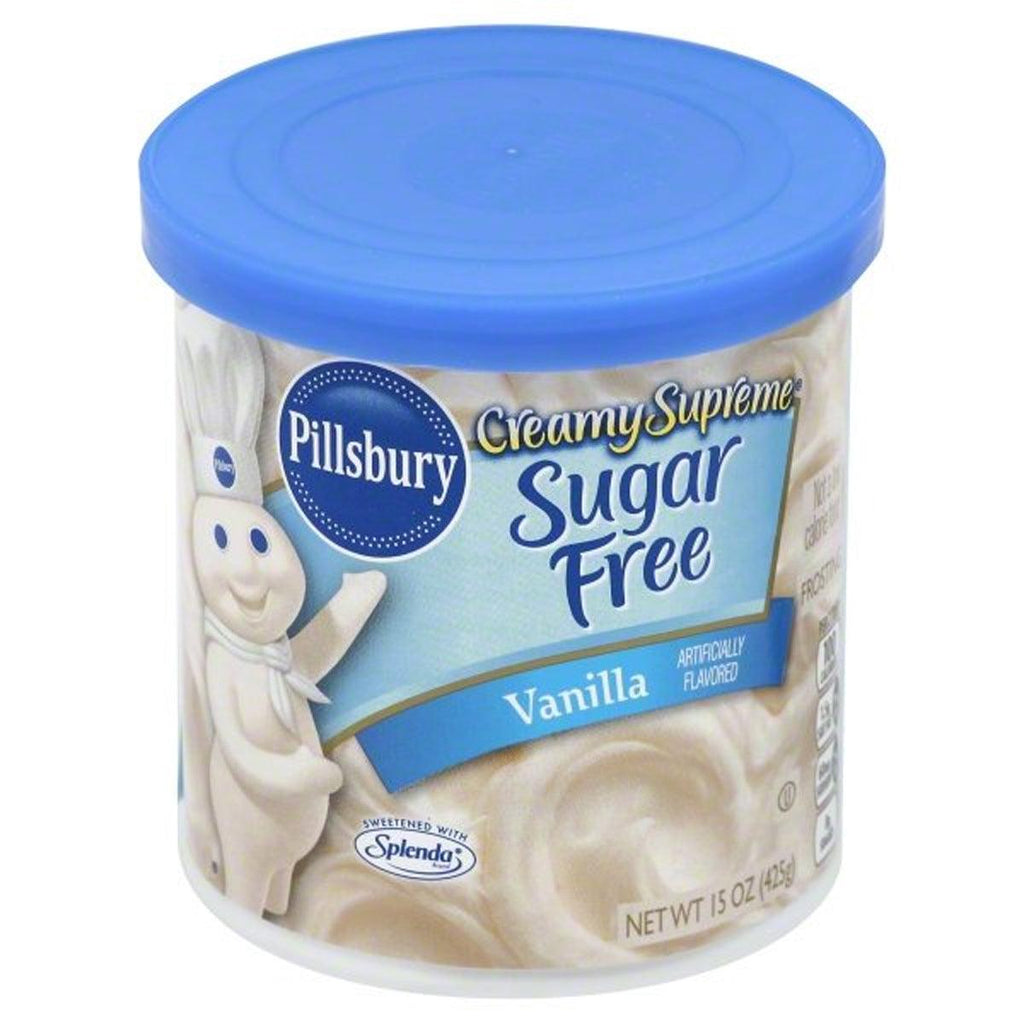 Pillsbury S/F Vanilla Frosting 15oz - Seabra Foods Online