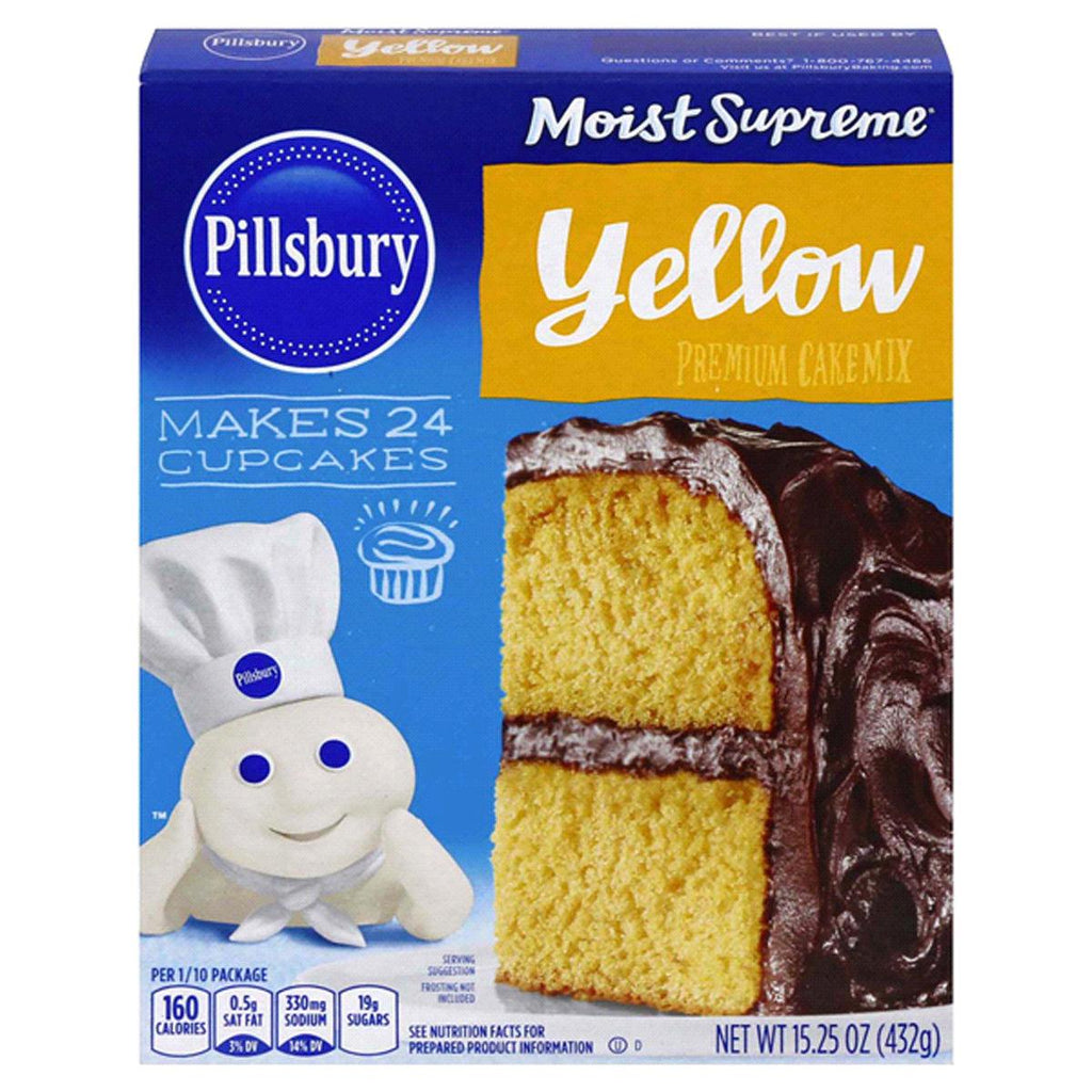Pillsbury Yellow Cake Mix 15.25oz - Seabra Foods Online