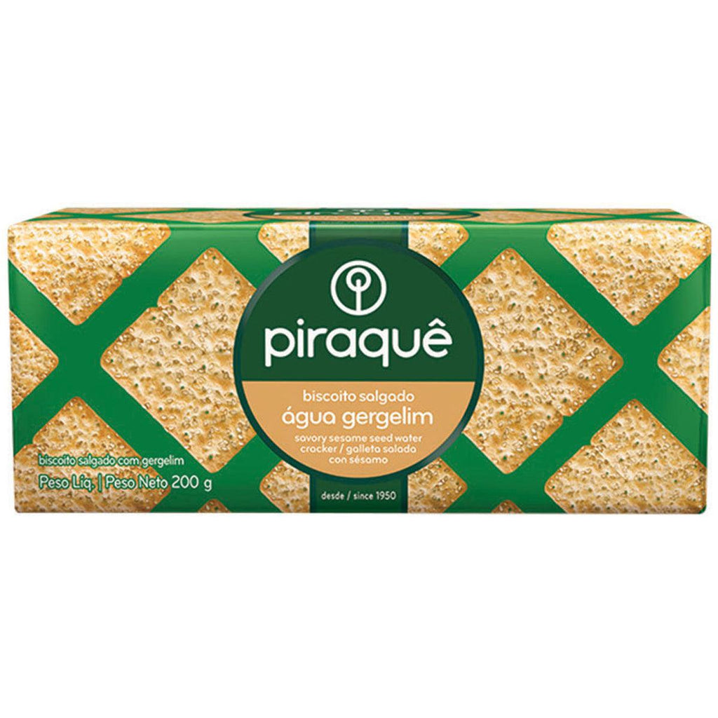 Piraque Biscoito A.Gergelim 8.5oz - Seabra Foods Online