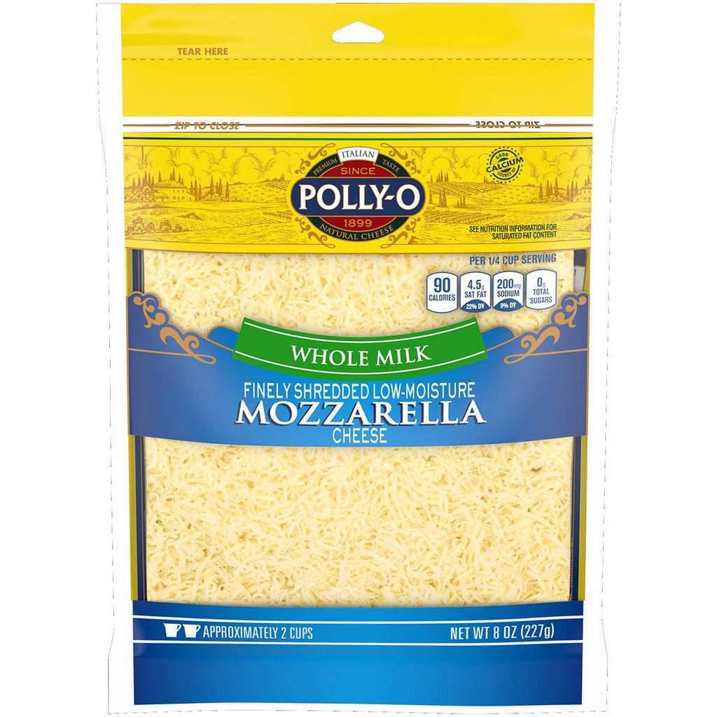 Polly-O Shredded Mozzarella - Seabra Foods Online