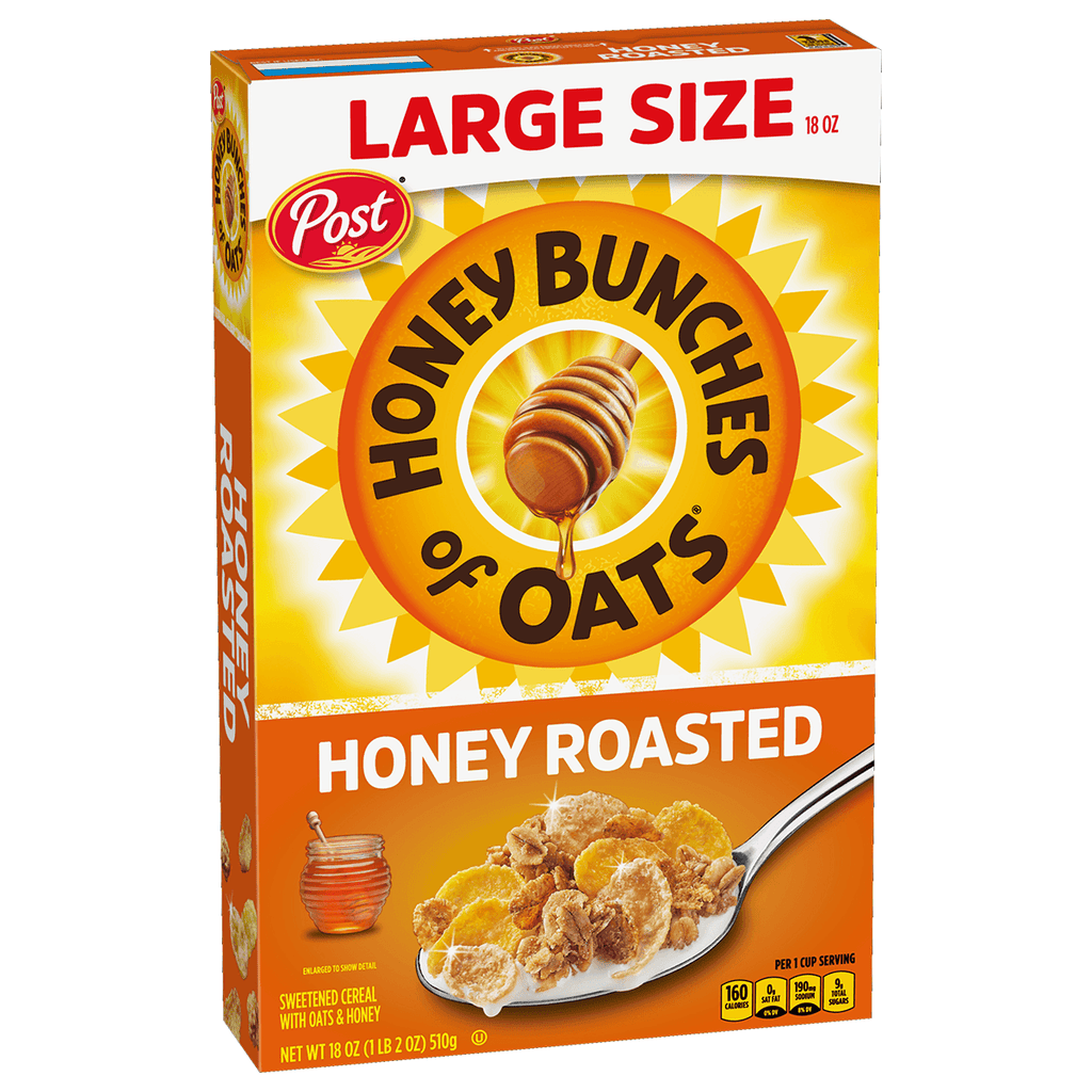 Post HBO Honey Roasted Cereal 18 oz - Seabra Foods Online