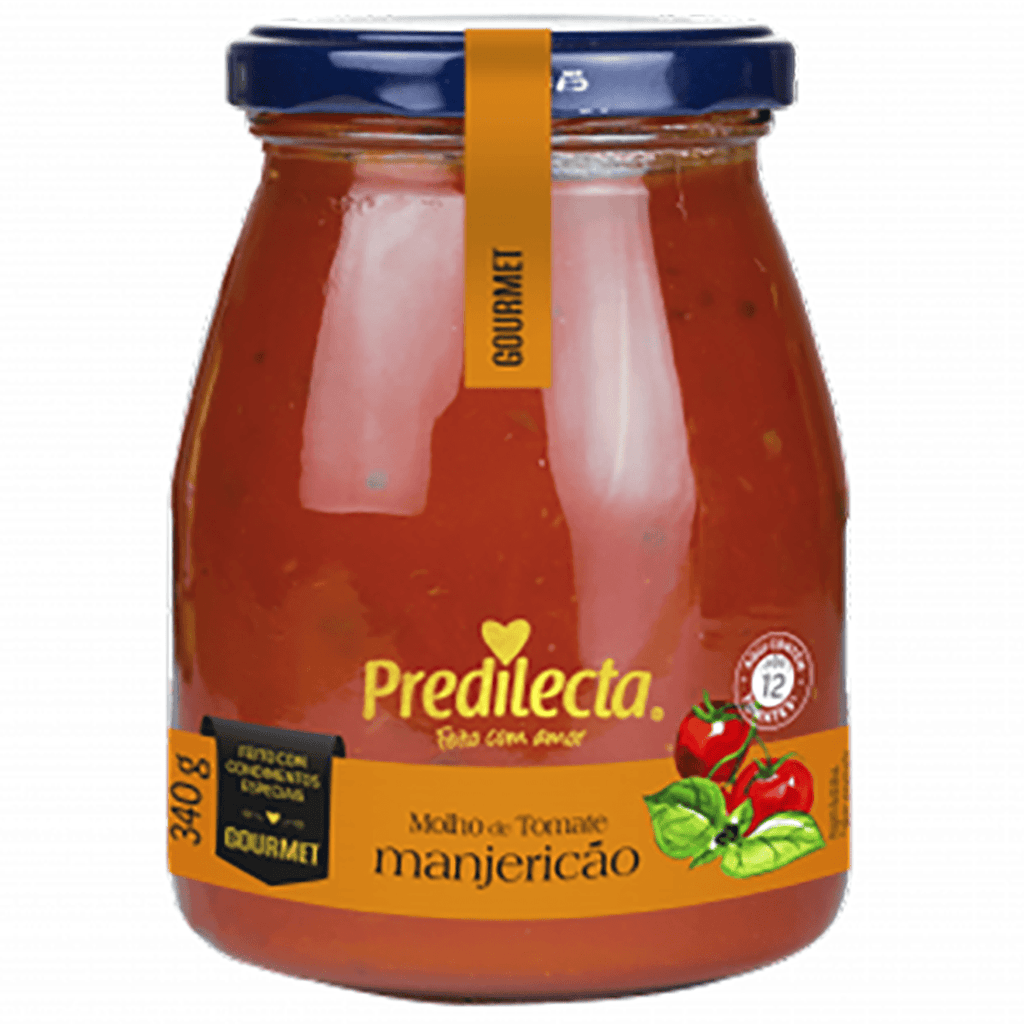 Predilecta Molho Tomate Manjericao 11.9o - Seabra Foods Online