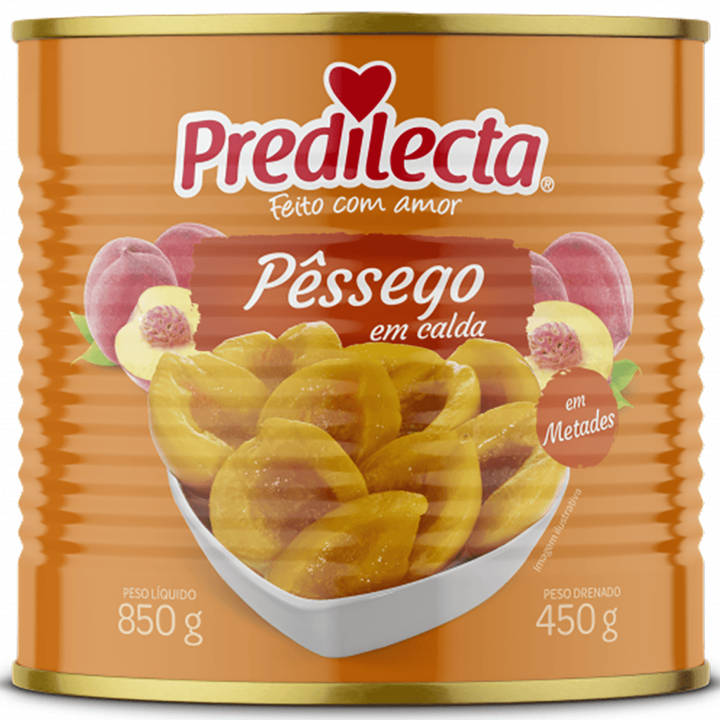 Predilecta Pessego em Calda 29.98oz - Seabra Foods Online