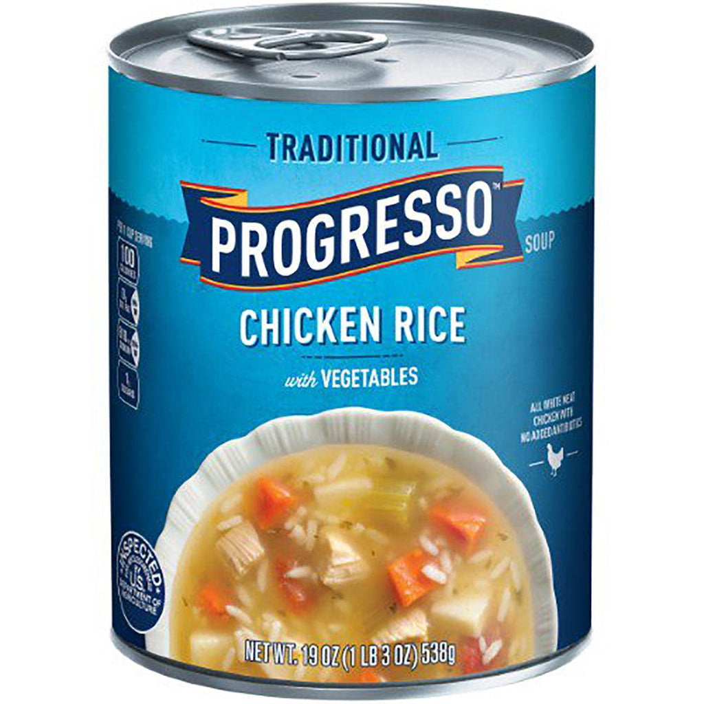 Progresso Chicken Rice W/Veg Soup19oz - Seabra Foods Online
