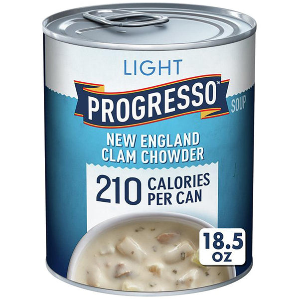 Progresso Lt NE Clam Chowder Soup 18.5z – Seabra Foods Online
