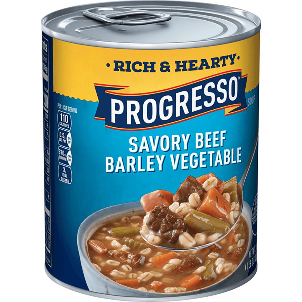 Progresso R&H Beef Barley Veg Soup 18.6z - Seabra Foods Online
