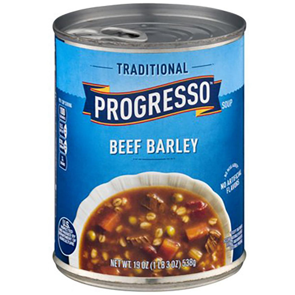 Progresso Trad Beef Barley Soup 19oz - Seabra Foods Online