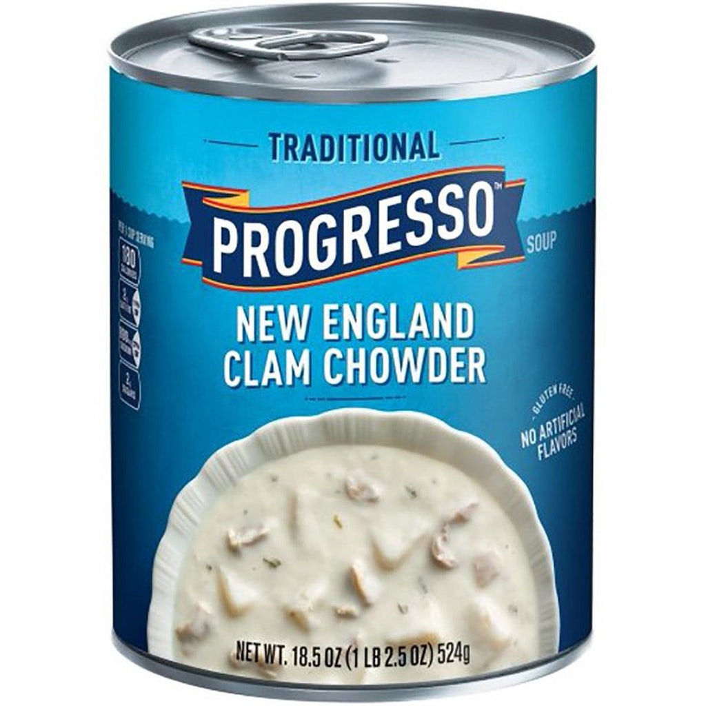Progresso Trad NE Clam Chowder 18.5oz - Seabra Foods Online