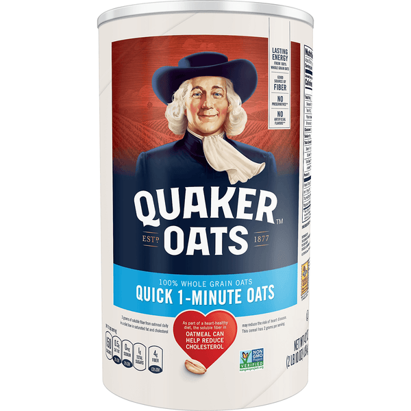 Quaker 1 Minute Quick Oats 42 oz – Seabra Foods Online