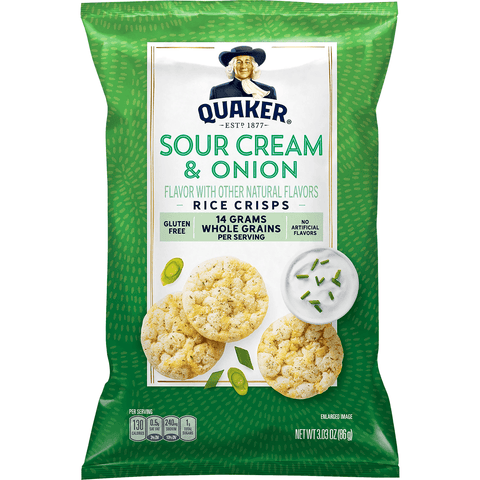 Quaker Crispy Mini Sour Cream 3.03oz - Seabra Foods Online