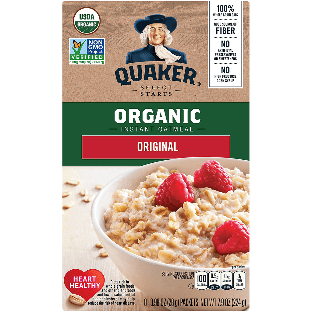 Quaker Organic Original Oat 7.9oz - Seabra Foods Online