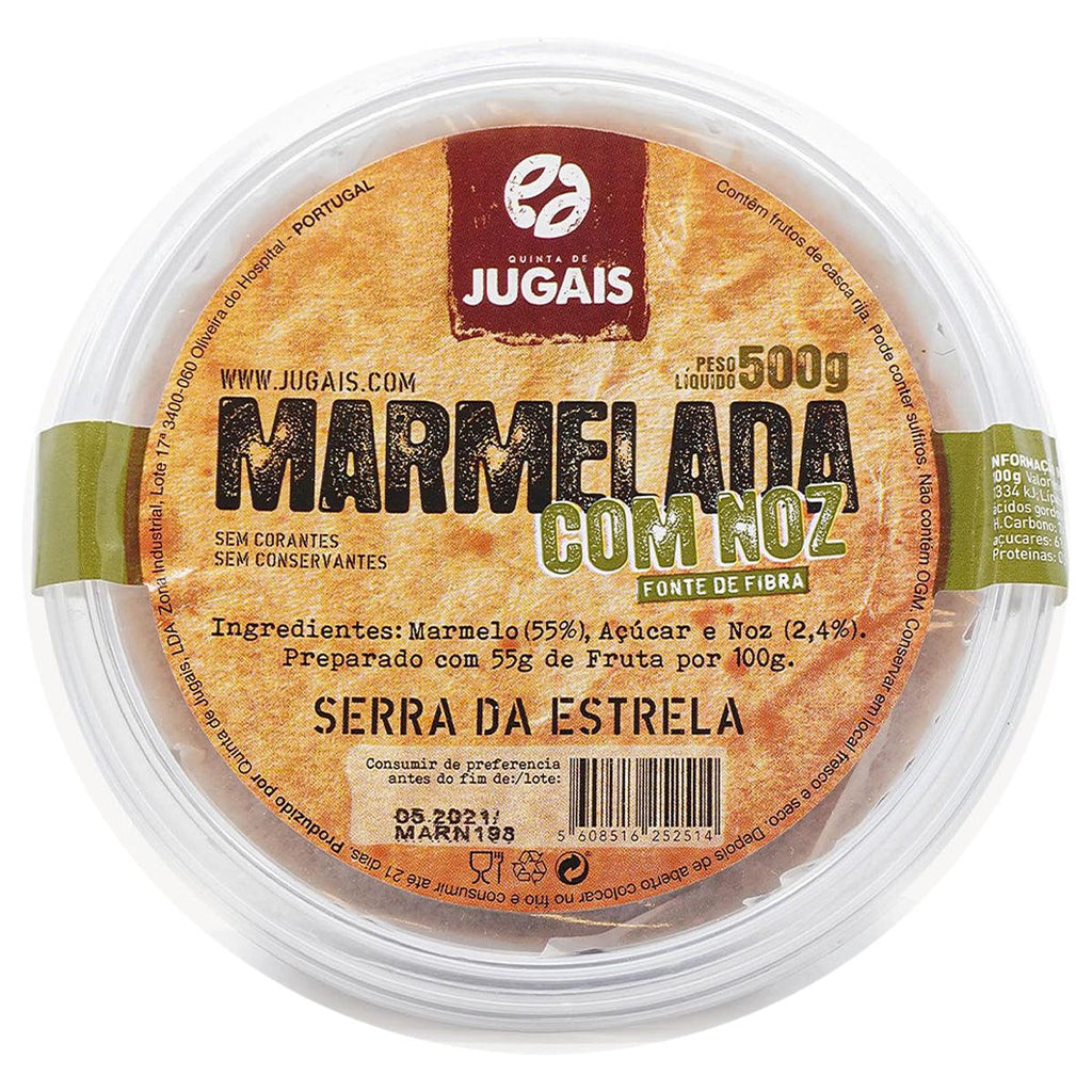 Quinta Jugais Marmelada com Nozes 500g - Seabra Foods Online