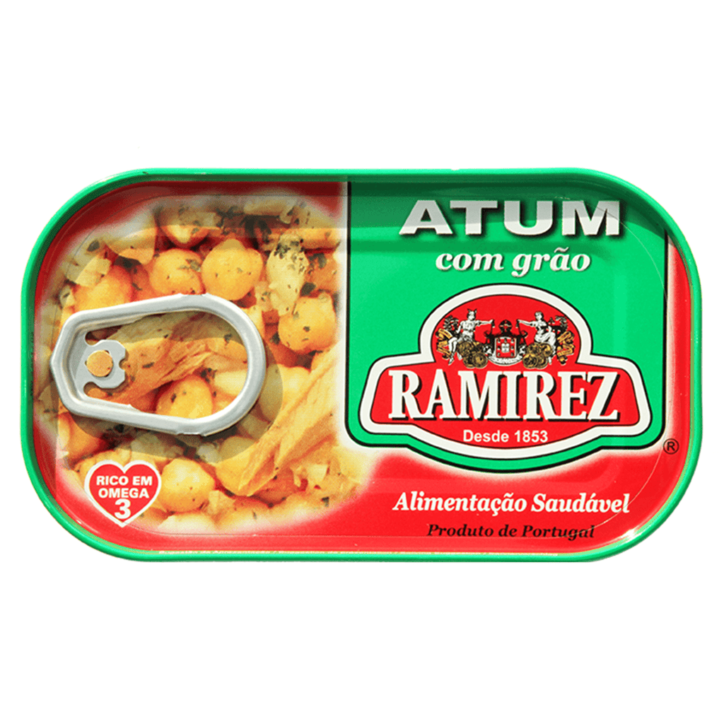Ramirez Atum C/Grao (chick peas) 4.22 oz - Seabra Foods Online