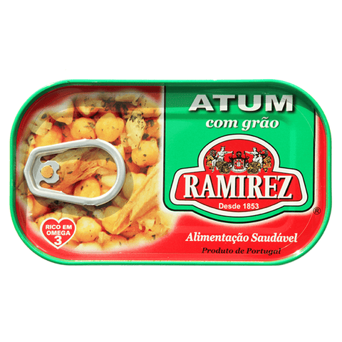 Ramirez Atum C/Grao (chick peas) 4.22 oz - Seabra Foods Online