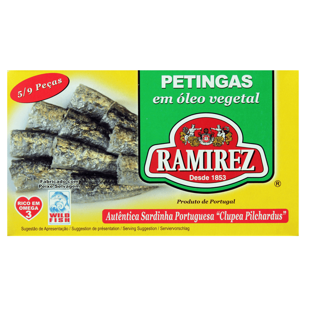 Ramirez Petinga Em Oleo Vegetal 3.16 oz - Seabra Foods Online