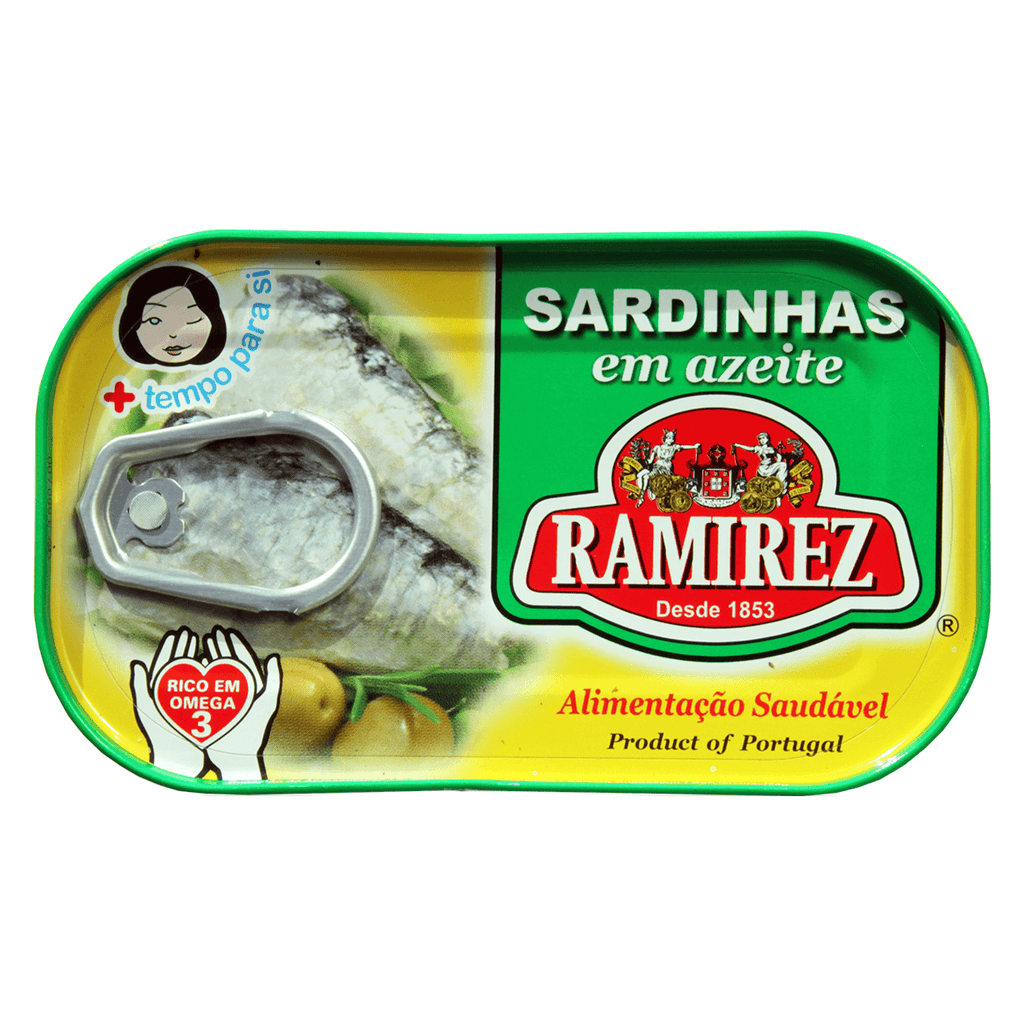 Ramirez Sardinha Em Azeite 4.437oz - Seabra Foods Online