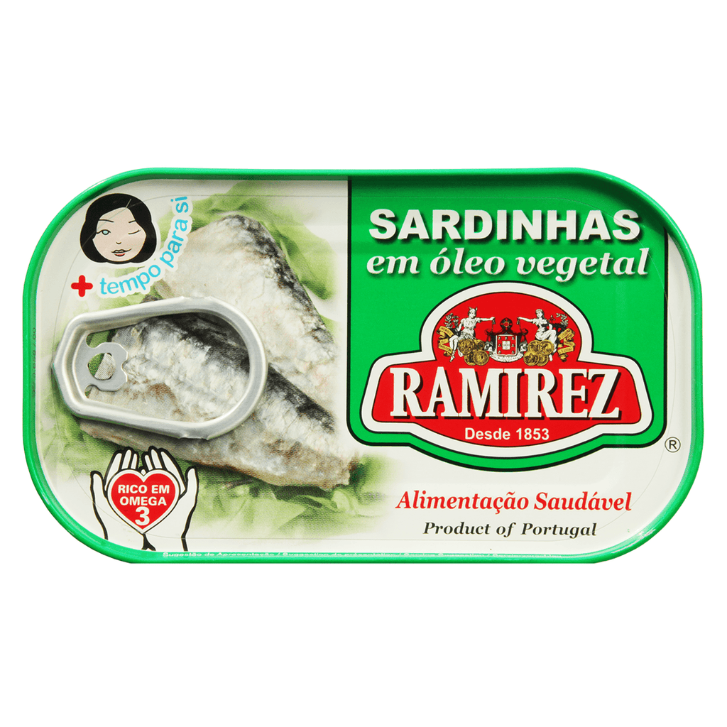 Ramirez Sardinha Em Oleo 4.37 oz - Seabra Foods Online
