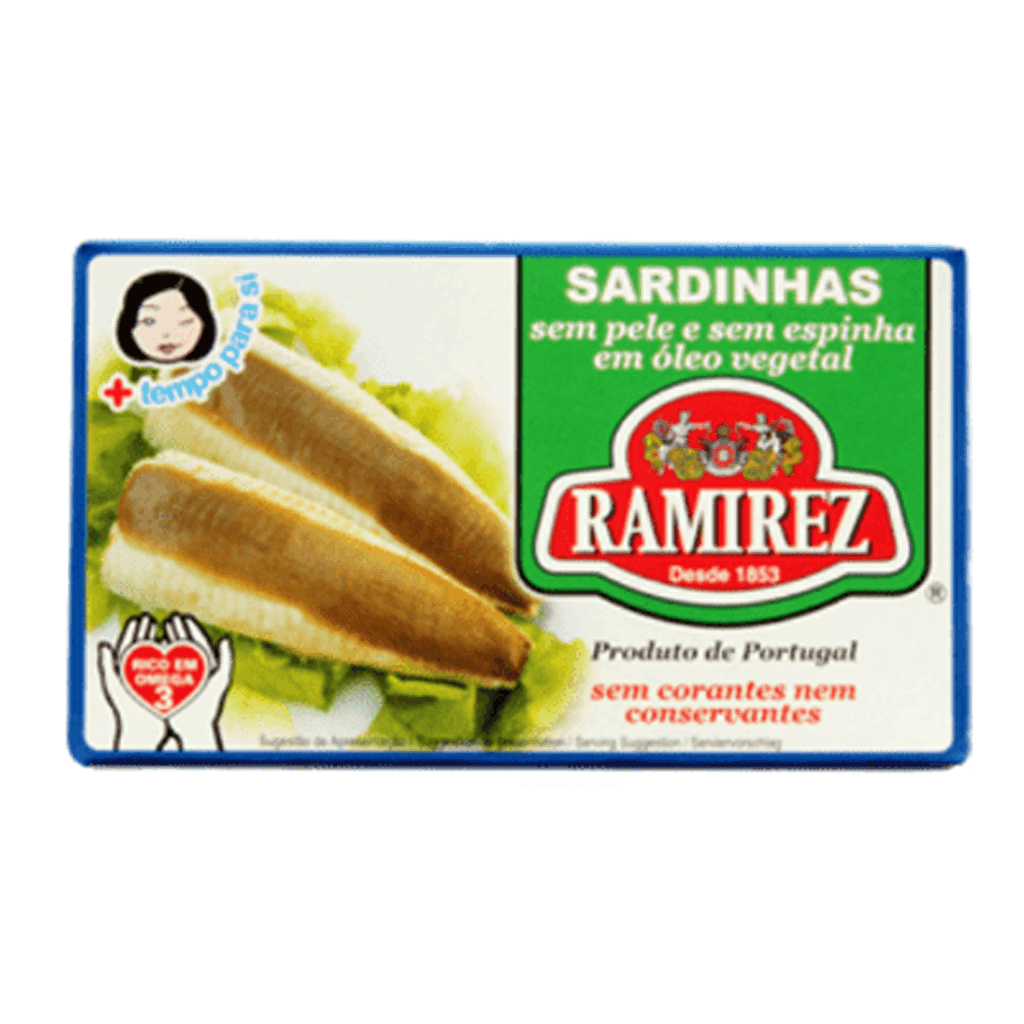 Ramirez Sardinha Oleo S/P S/Esp 4.22oz - Seabra Foods Online
