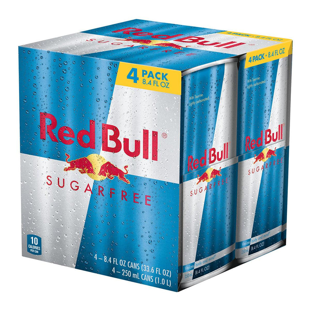 Red Bull SF Energy Drink 4PK - Seabra Foods Online